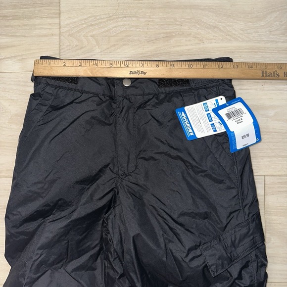 Columbia Snow Pants Youth Size Medium Black Outgrown Insulated Snowboard Ski NEW - Picture 6 of 9